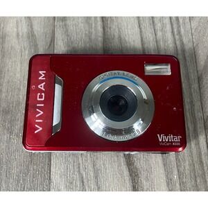 Vivitar Vivicam X035 Digital Camera Red Point and Shoot Excellent‎